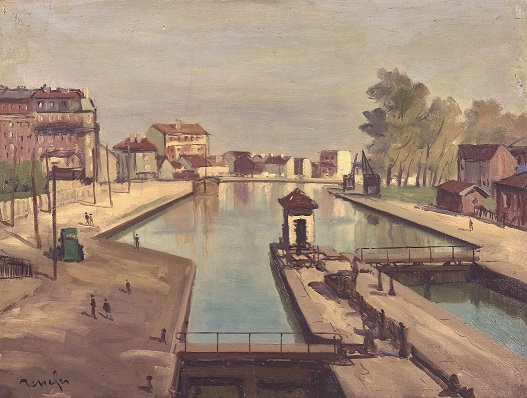 Ecluse de Rolin sur la Canal Saint-Denis, Paris